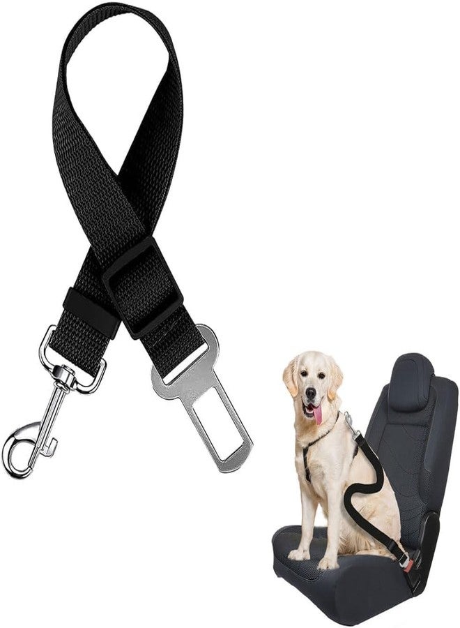 AMPLIN Dog Car Seat Belt Lead Restraint Harness Seatbelt Attachment Clip Black - Dog Harness - Dog Lead - Dog Car Harness - Dog Car Restraint - Dog Car Seat Harness - Dog Lead - Seat Belt Dog (1) - Image 1